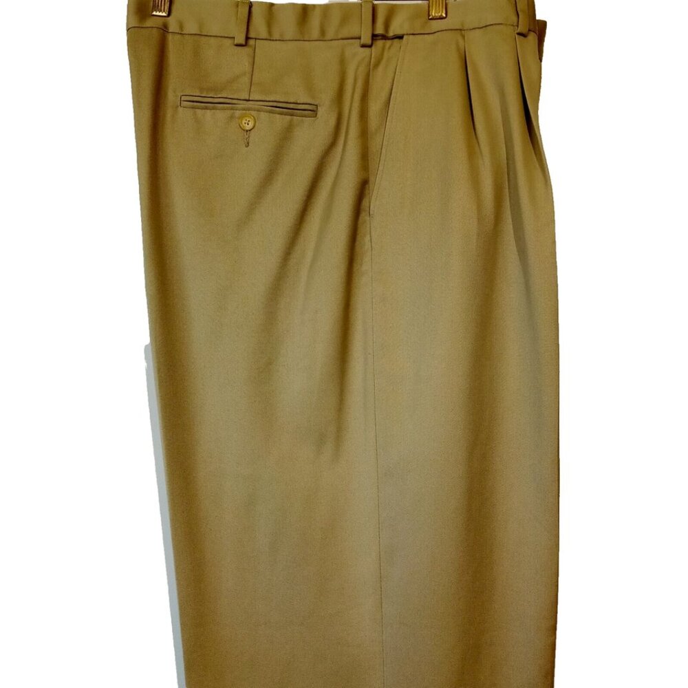 Lands' End Dress Pants Khakis  Men's  sz 38  Traditional Fit  Comfort Waist  EXC